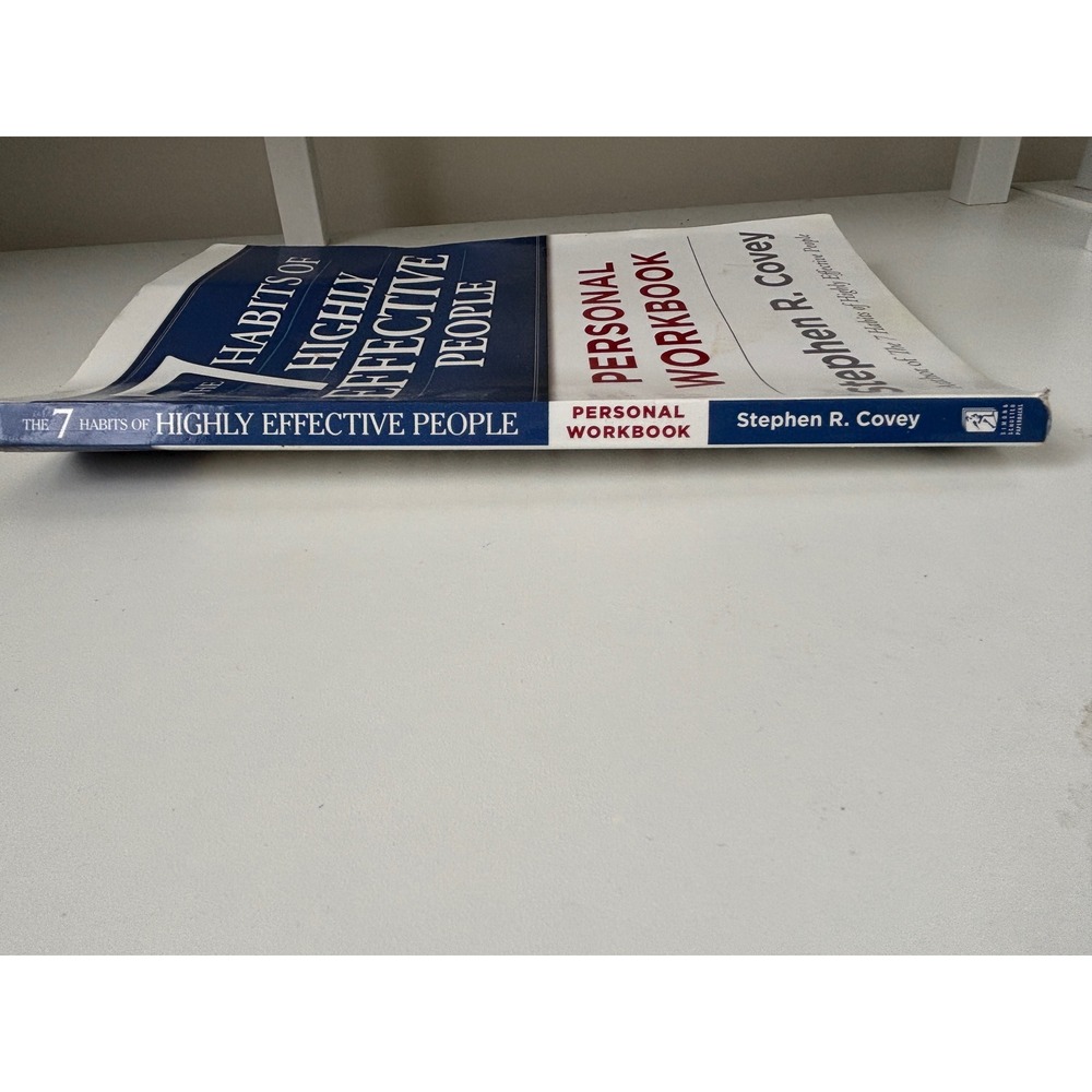 7 Habits of Highly Effective People Personal Workbook Stephen Covey Paperback - Picture 5 of 5